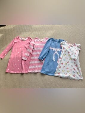 The Beaufort Bonnet Company Pink & Blue Girls' Size 9 & 10 Play Dress Set